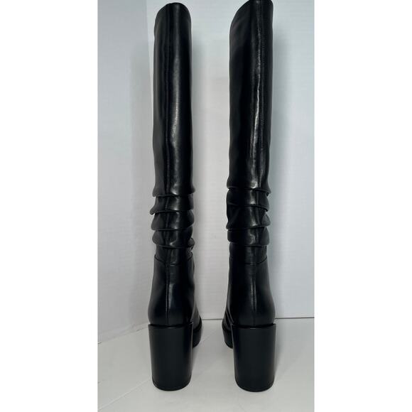 NEW 3.1 Phillip Lim Naomi Slouchy Knee High Black Leather Platform Boot Size 38 - Picture 4 of 6
